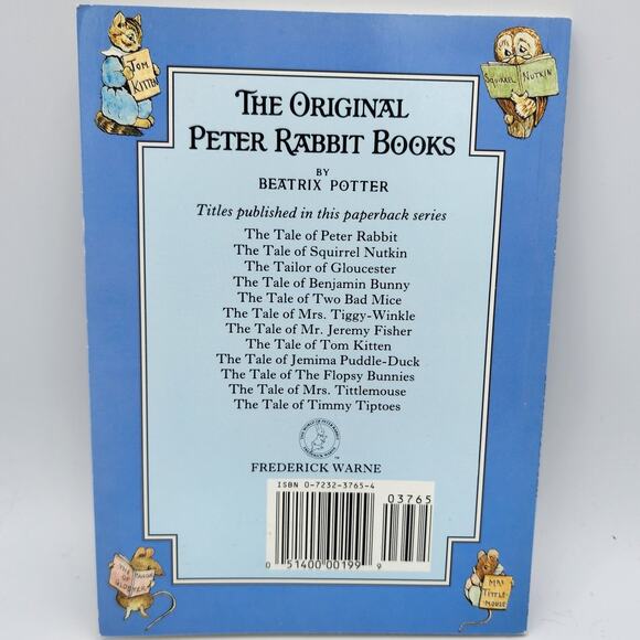 Vintage 1990 Kaybee Toys The Tale of Peter Rabbit Paperback Book, Beatrix Potter - Picture 5 of 12
